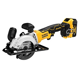 Aku kompaktní kotoučová pila DeWALT DCS571P2-QW 18 V XR, 2x 5.0 Ah