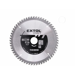 Kotouč pilový s SK plátky Extol Craft, O 210x2,4x30mm, 60T (19110)