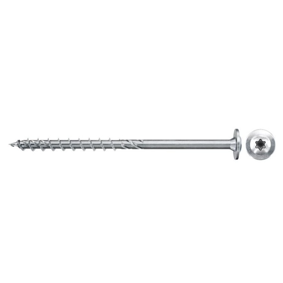 Vrut Fischer PowerFast II WTX25P 6,0x200 s talíř. hl. s drážkou TX25 a část. záv., 1 ks