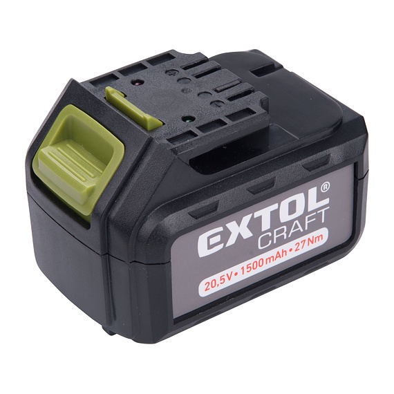 Baterie akumulátorová Extol Craft, 20V Li-ion, 1500mAh (402440E)