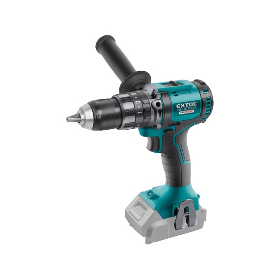 Aku šroubovák s příklepem Extol Industrial SHARE20V, BRUSHLESS, 20V Li-ion (8791803)